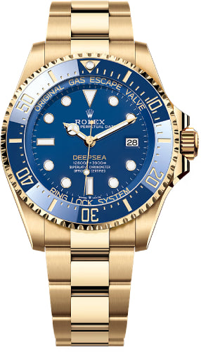 Rolex Deepsea 44mm Blue Dial Blue Cerachrom Bezel Oyster Bracelet - 136668LB | 2024 Model